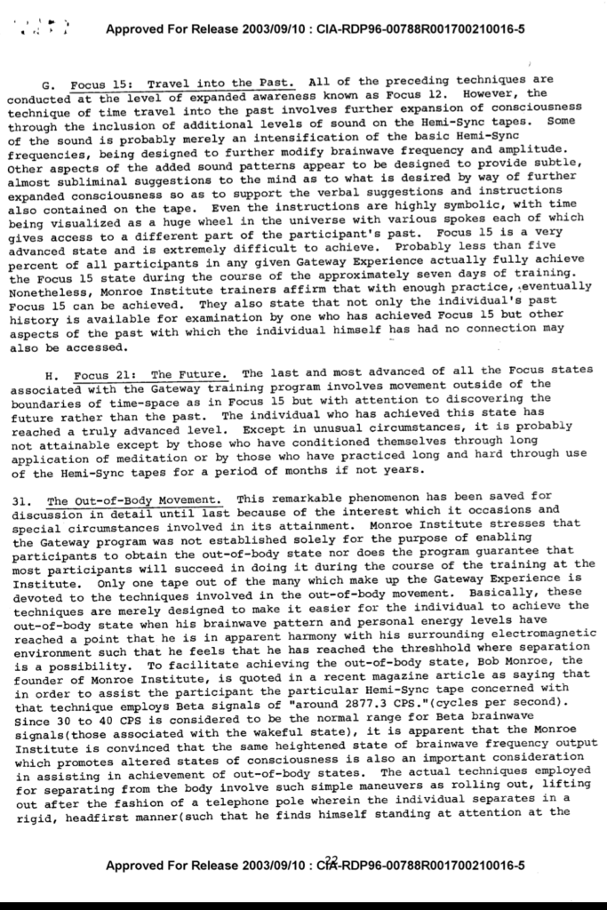 Official CIA Documentation on Remote Viewing | DavidShurter.com